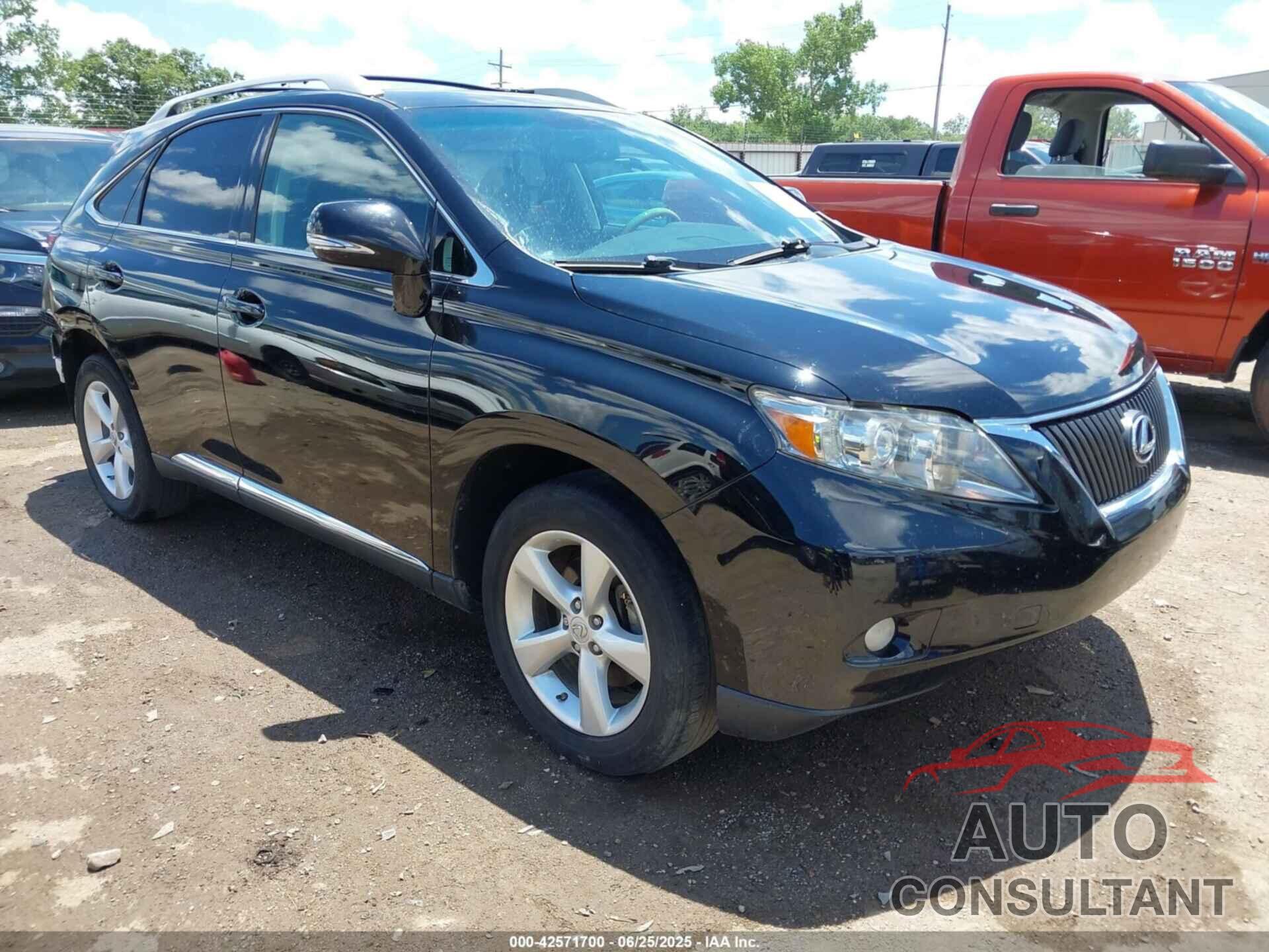 LEXUS RX 350 2011 - 2T2ZK1BAXBC043908