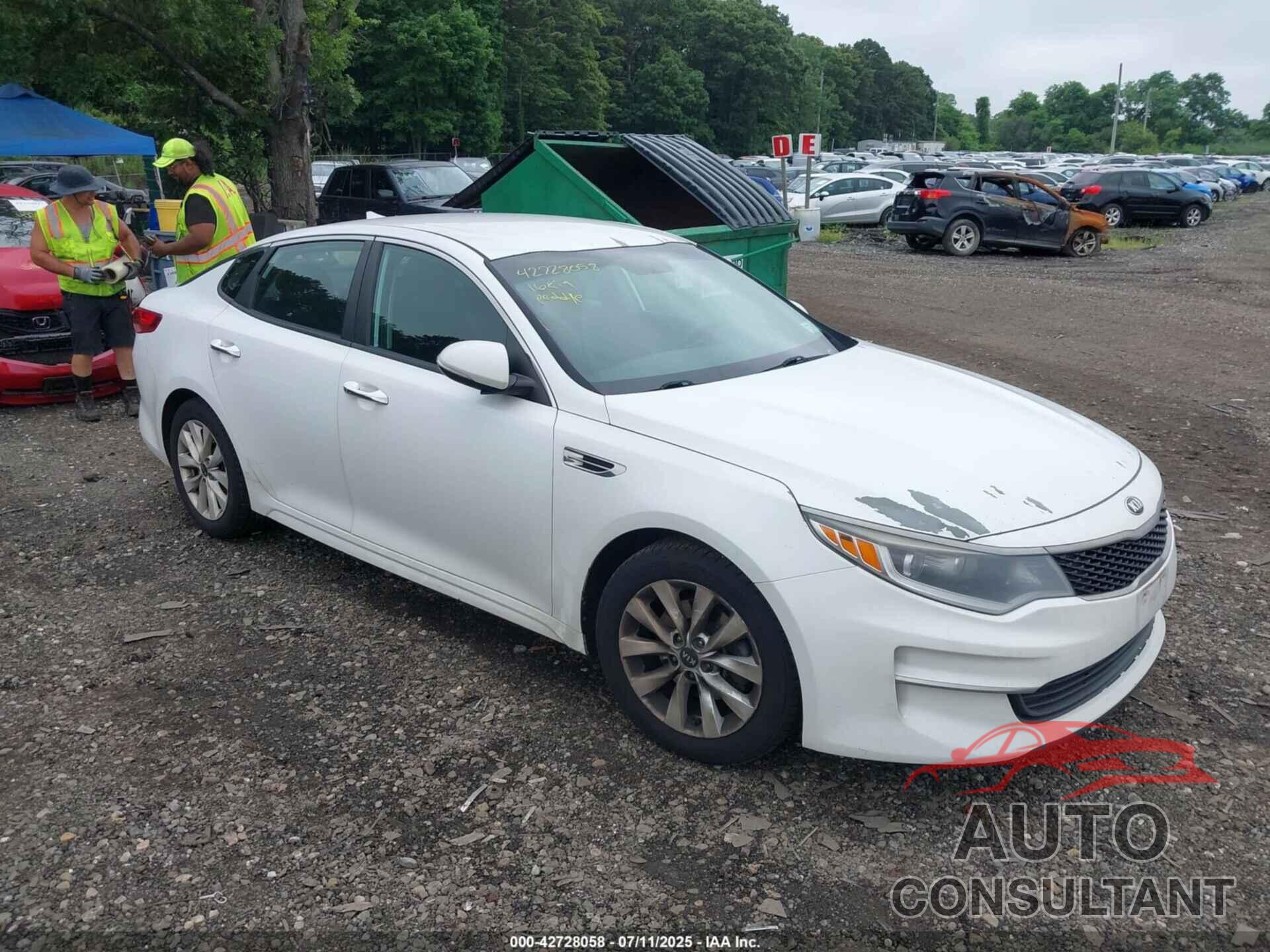 KIA OPTIMA 2016 - 5XXGT4L34GG012129