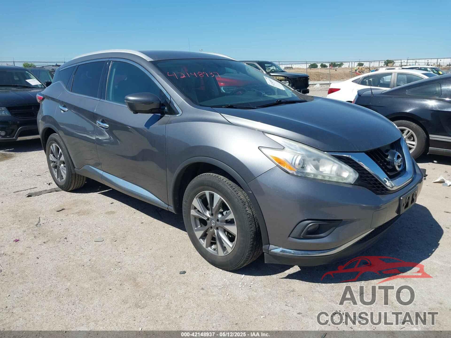 NISSAN MURANO 2017 - 5N1AZ2MG9HN168775
