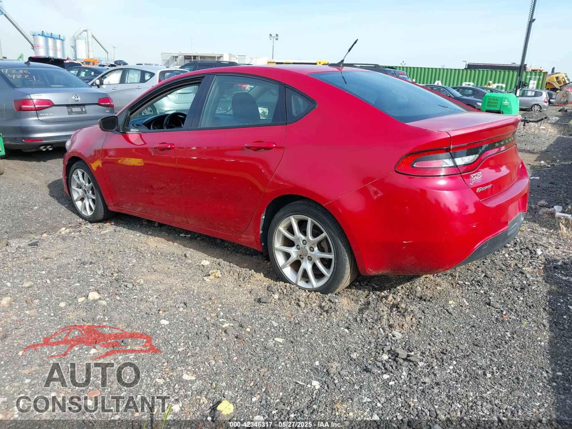 DODGE DART 2013 - 1C3CDFBA3DD202604