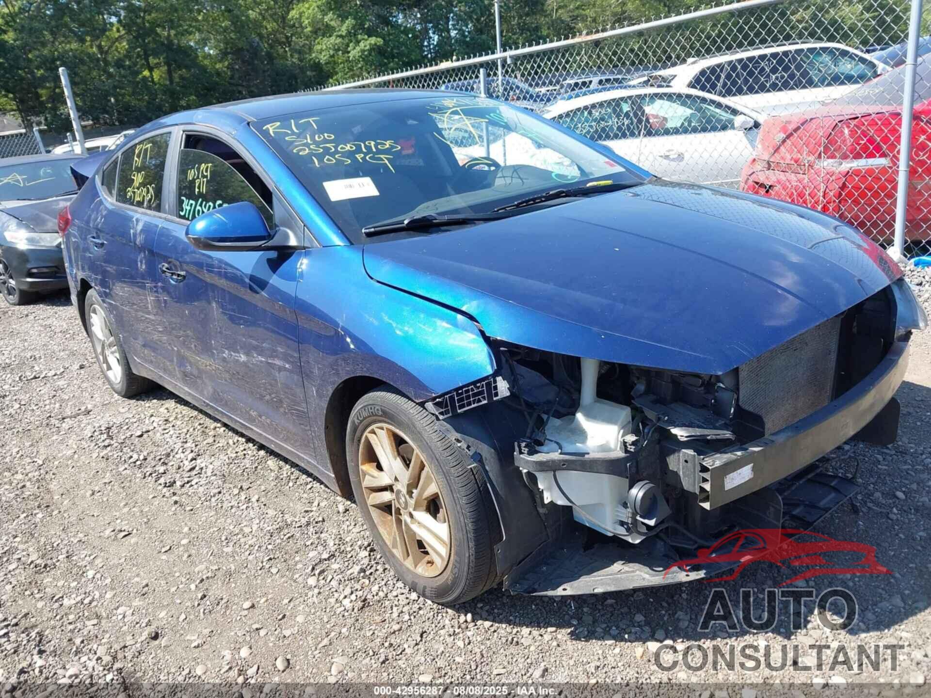 HYUNDAI ELANTRA 2020 - 5NPD84LF7LH514534