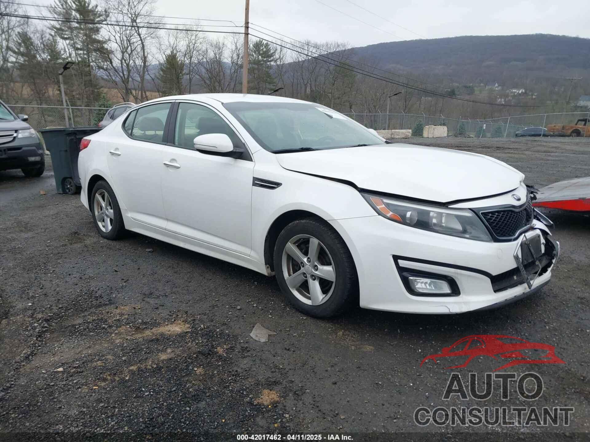 KIA OPTIMA 2014 - KNAGM4A70E5458831