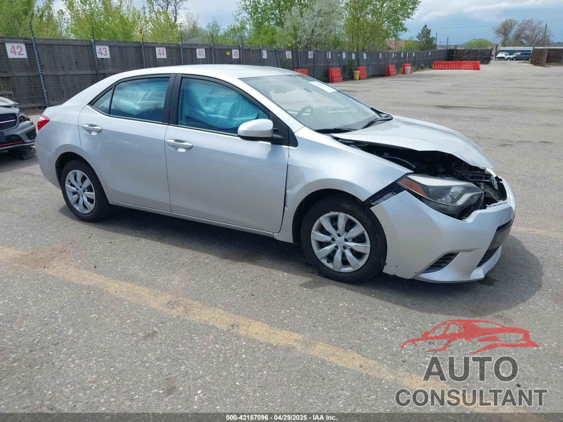 TOYOTA COROLLA 2016 - 5YFBURHE1GP554133