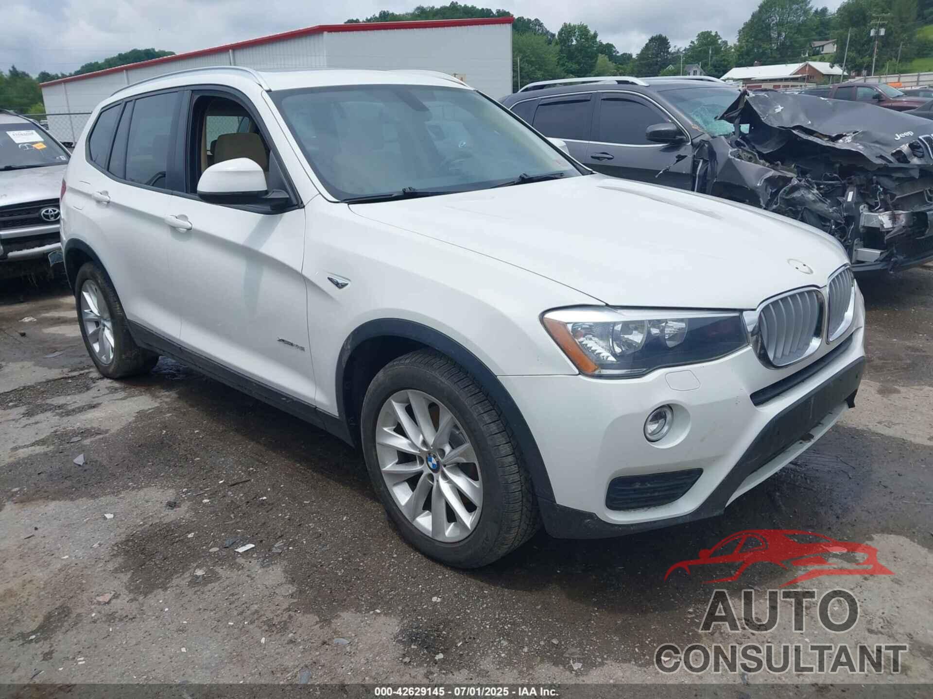 BMW X3 2016 - 5UXWX9C59G0D75446