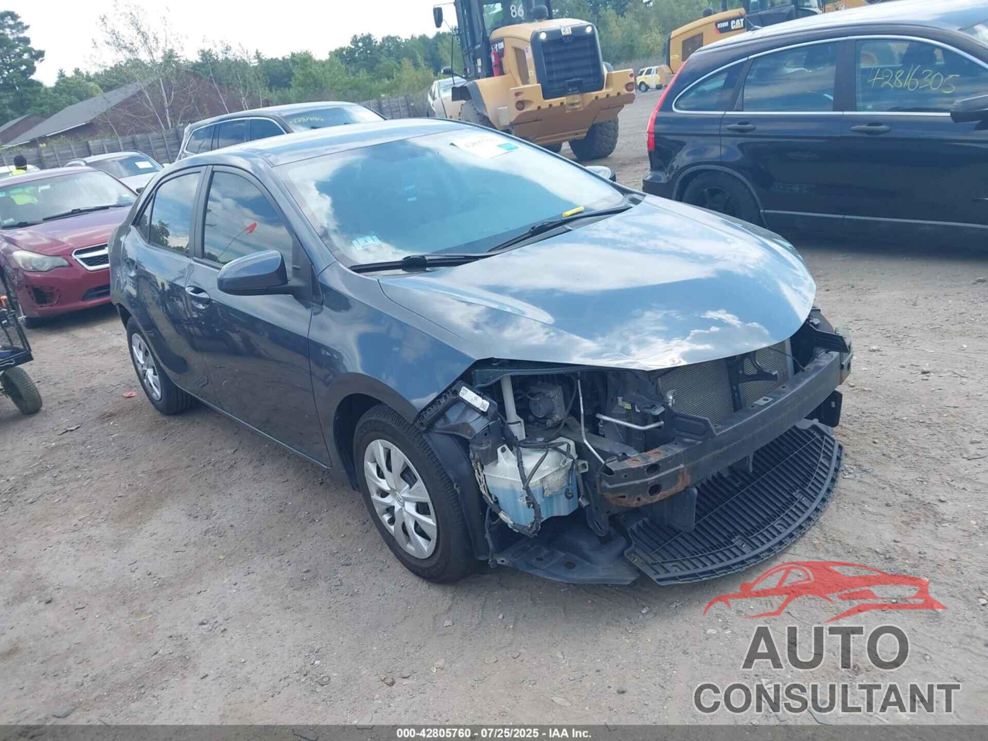 TOYOTA COROLLA 2016 - 2T1BURHE1GC709361