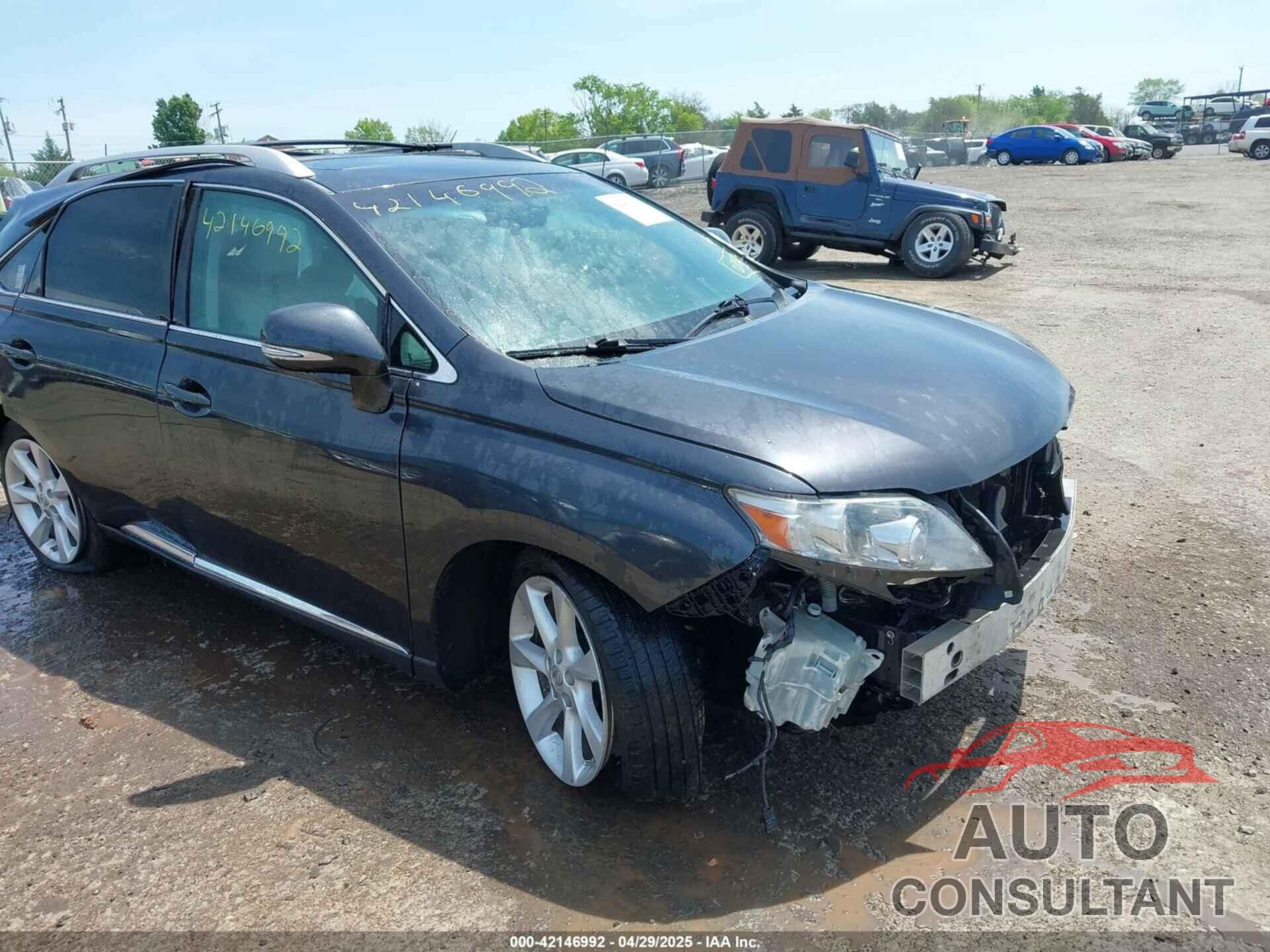 LEXUS RX 350 2010 - 2T2ZK1BA1AC039874