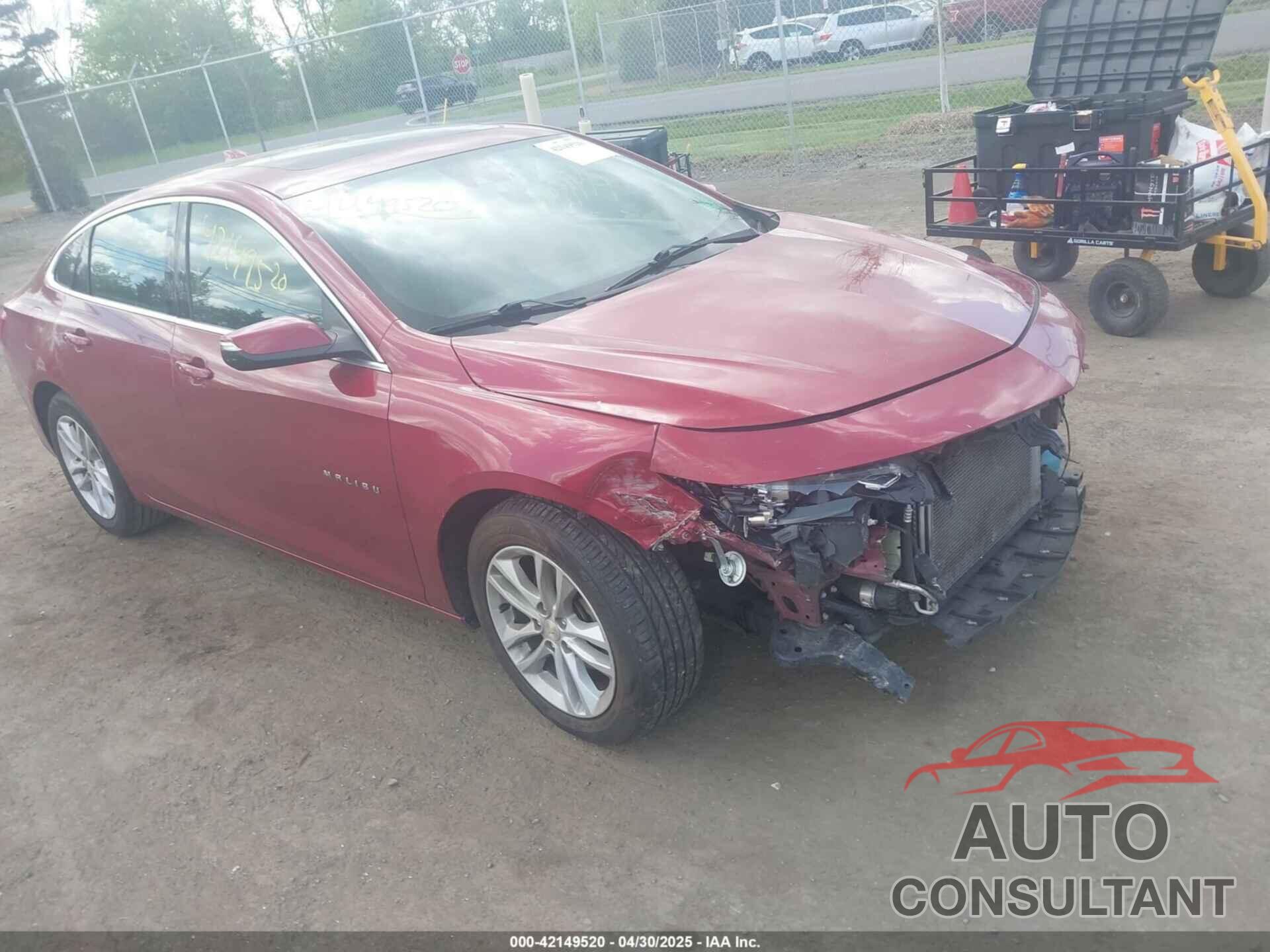 CHEVROLET MALIBU 2017 - 1G1ZE5ST5HF126238