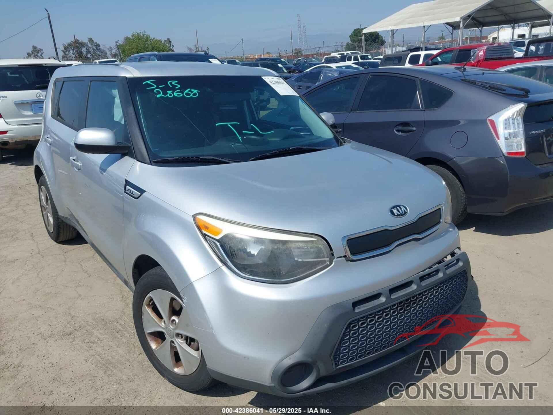 KIA SOUL 2015 - KNDJN2A26F7778885