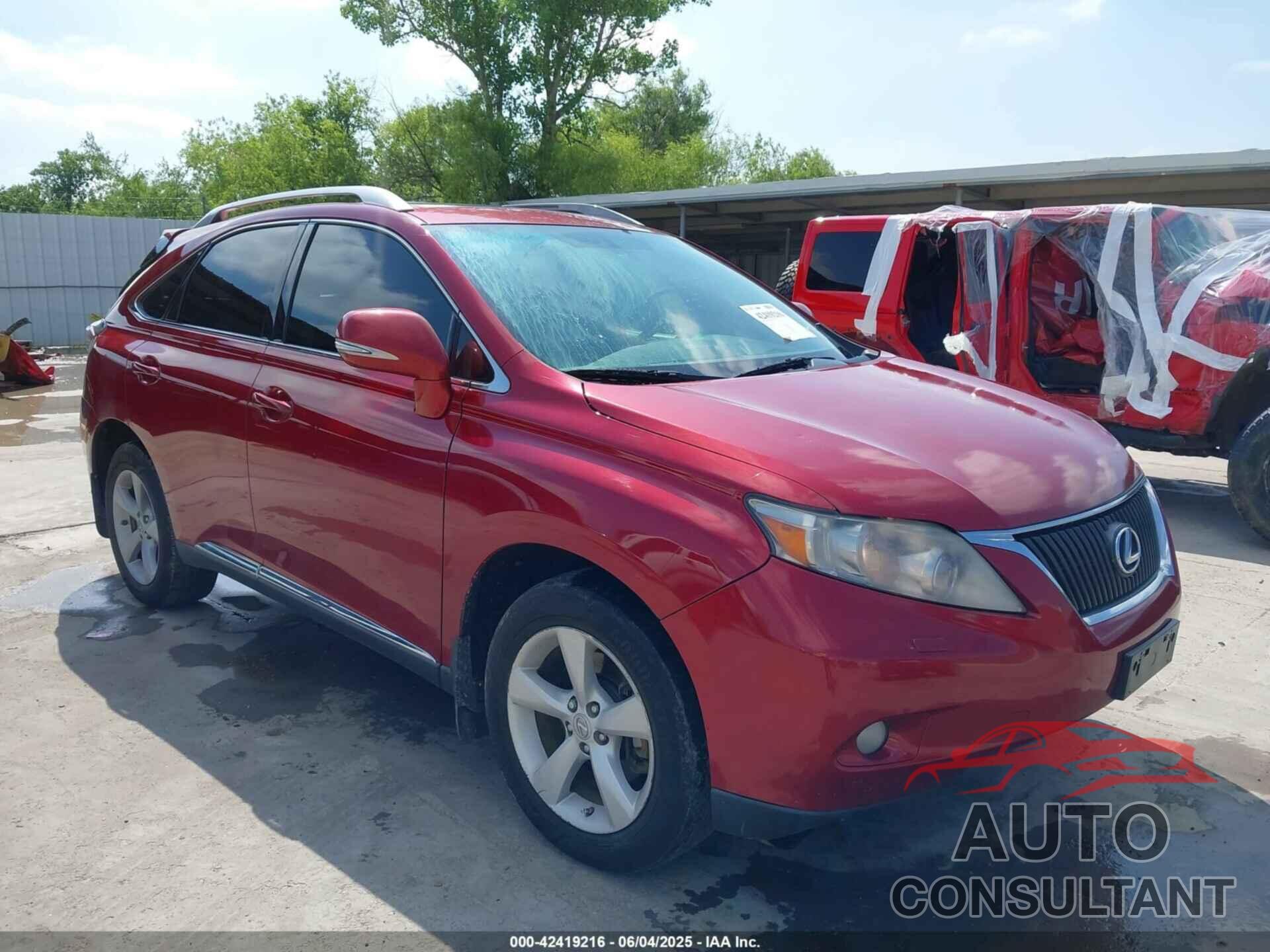 LEXUS RX 350 2011 - 2T2BK1BA5BC083315