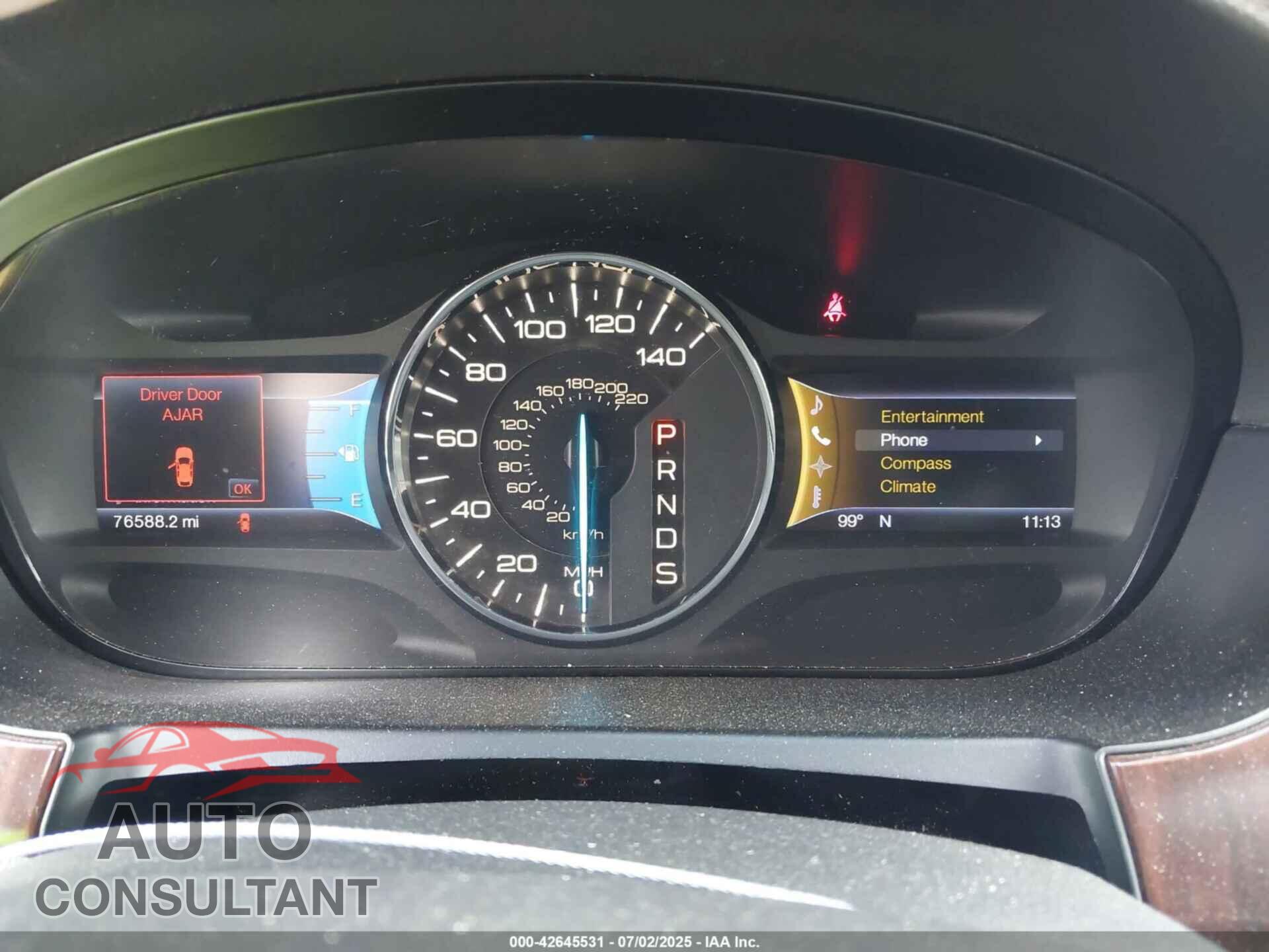 FORD EDGE 2013 - 2FMDK3KCXDBA98636