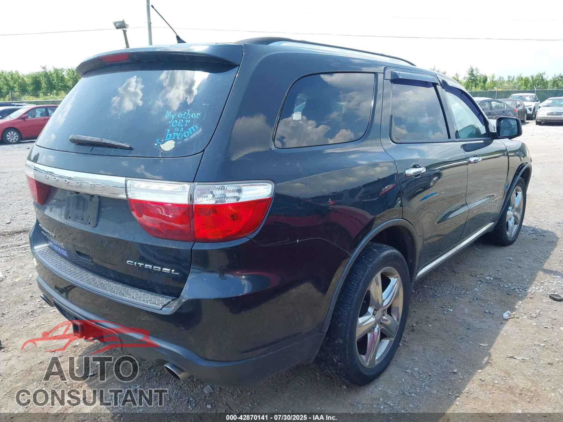 DODGE DURANGO 2011 - 1D4SE5GT9BC661473
