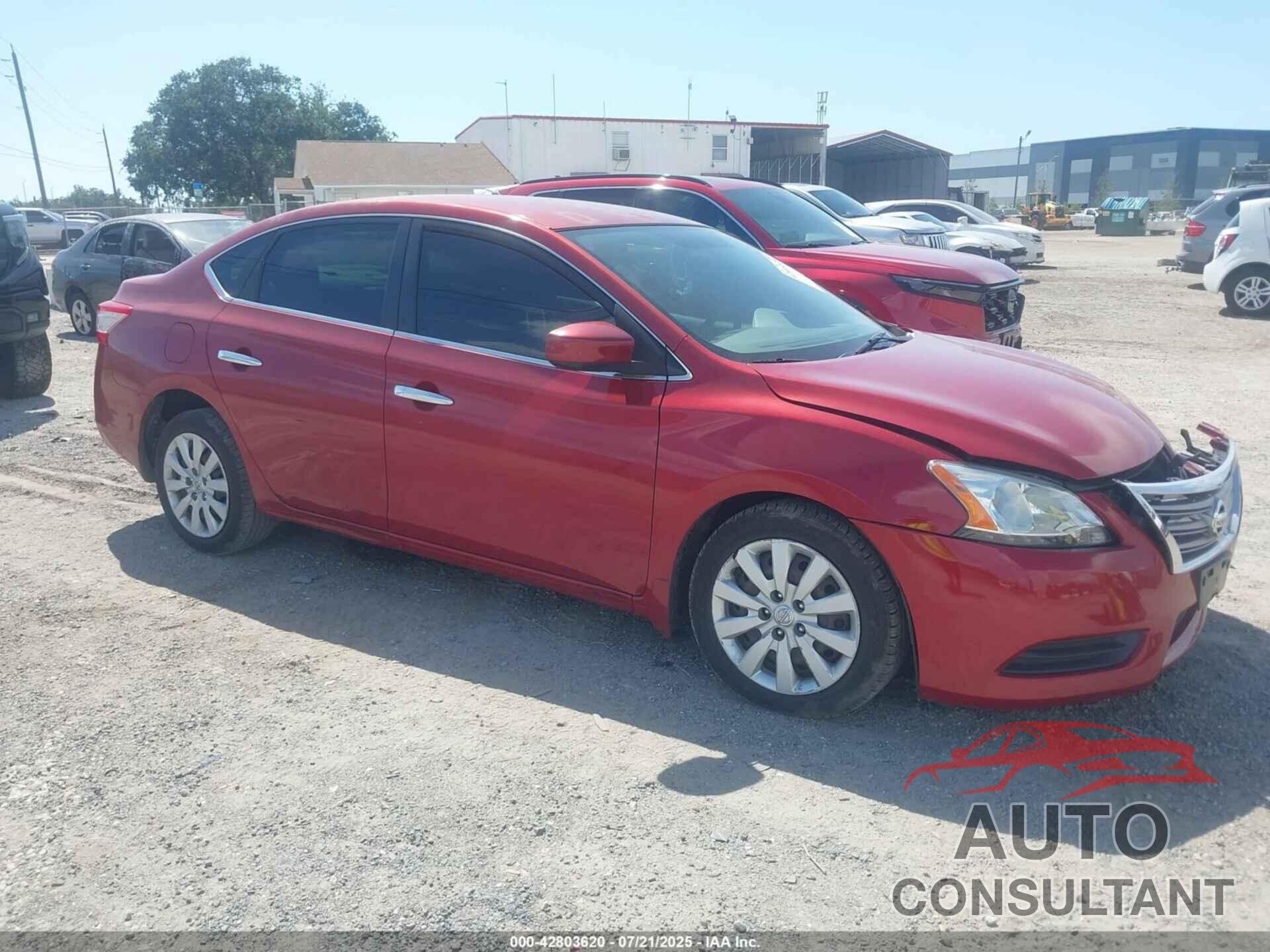 NISSAN SENTRA 2014 - 3N1AB7AP3EY284520