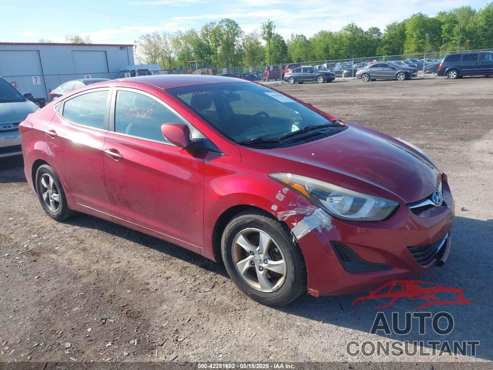 HYUNDAI ELANTRA 2014 - 5NPDH4AE7EH484545