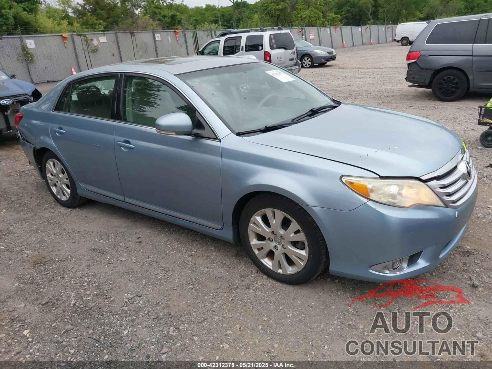 TOYOTA AVALON 2011 - 4T1BK3DB2BU382006