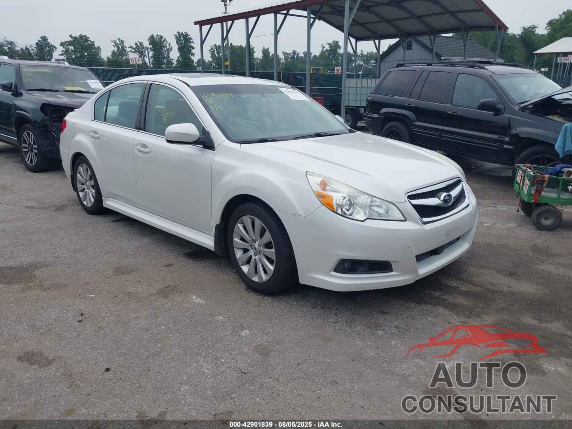 SUBARU LEGACY 2012 - 4S3BMDK67C2040963
