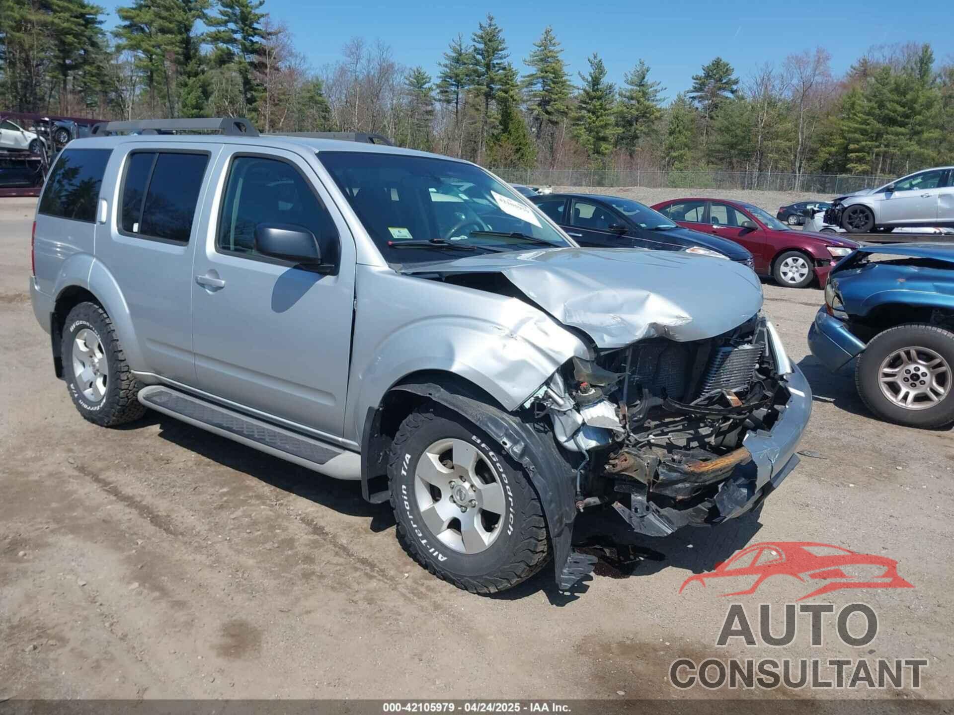 NISSAN PATHFINDER 2011 - 5N1AR1NB3BC626052