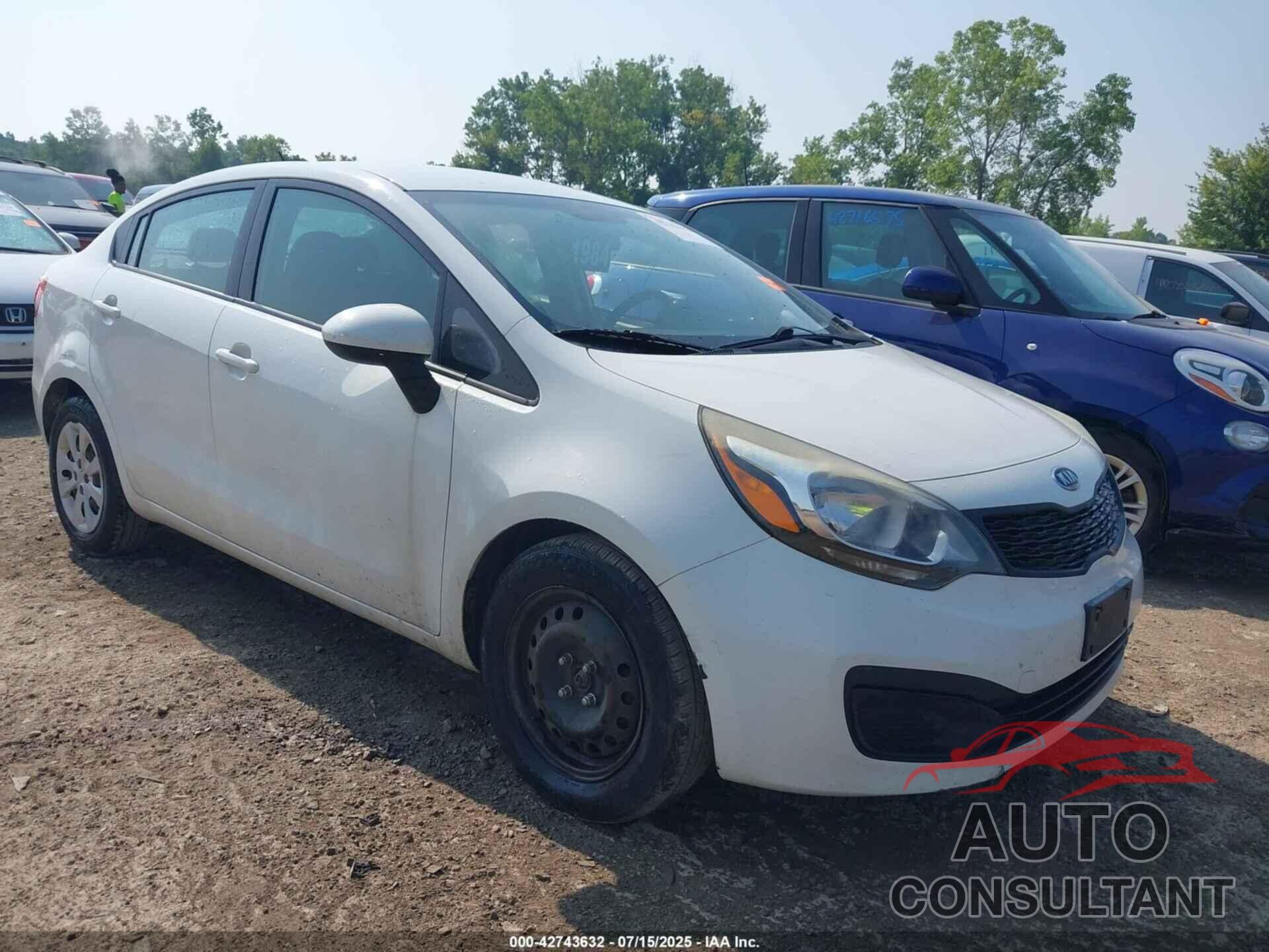 KIA RIO 2013 - KNADM4A31D6107113