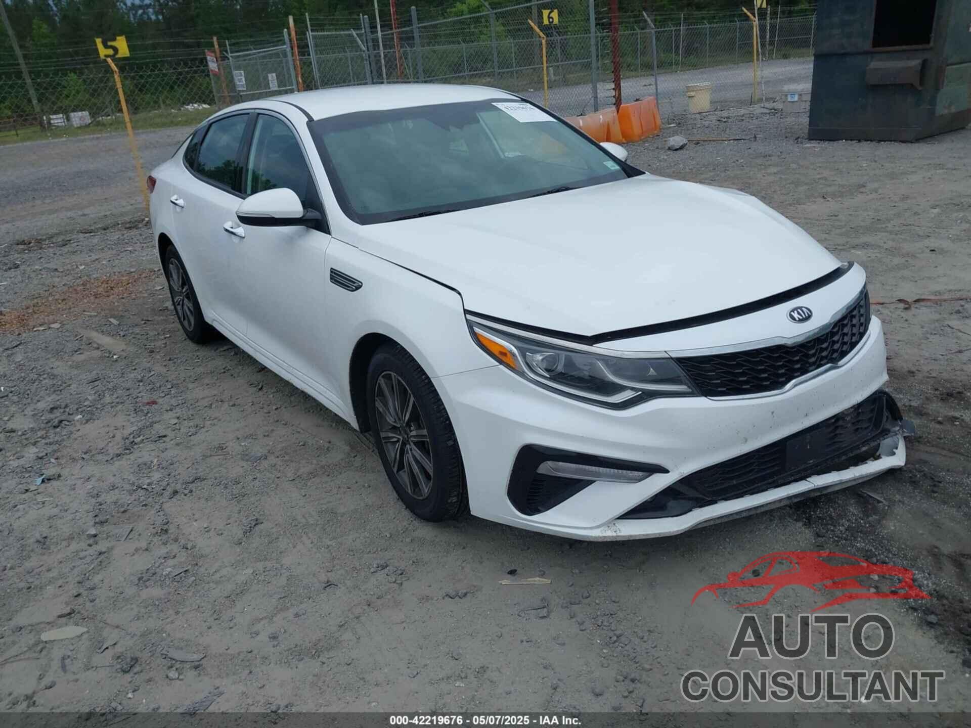 KIA OPTIMA 2019 - 5XXGU4L18KG286177