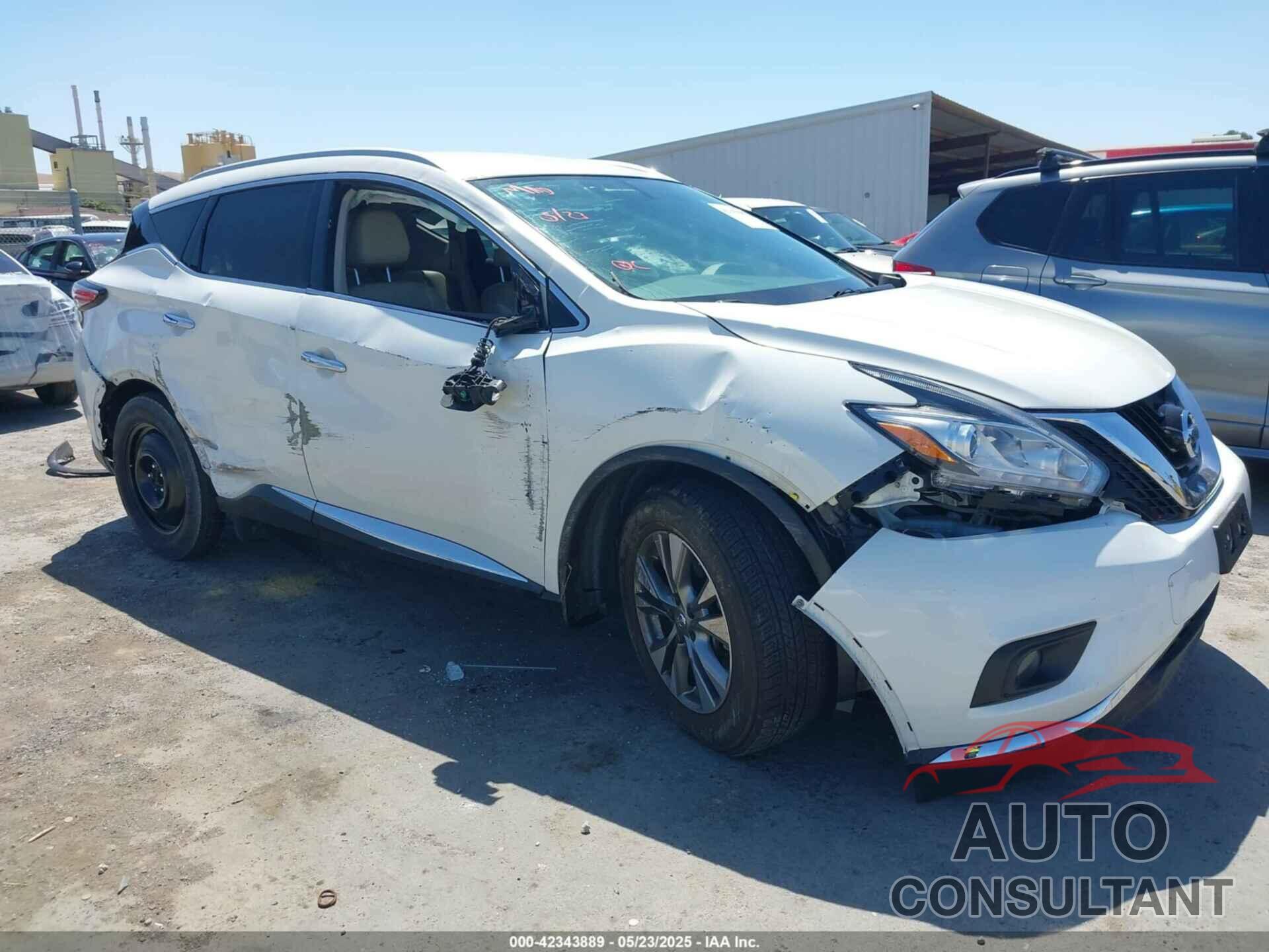 NISSAN MURANO 2015 - 5N1AZ2MG2FN236797