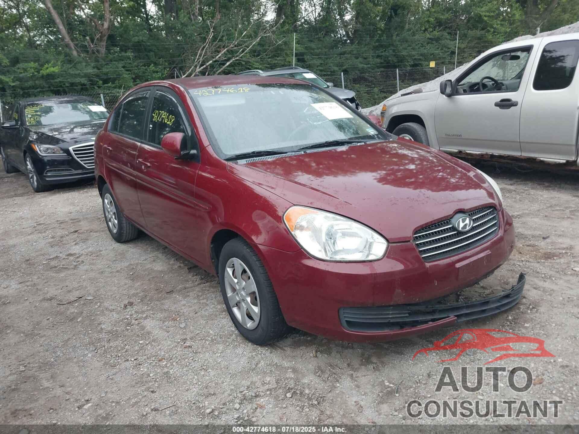 HYUNDAI ACCENT 2011 - KMHCN4AC8BU599610