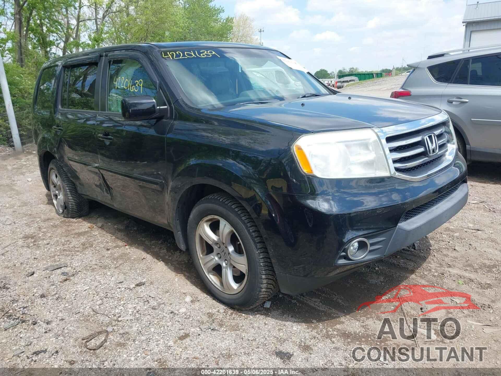 HONDA PILOT 2012 - 5FNYF4H68CB084429