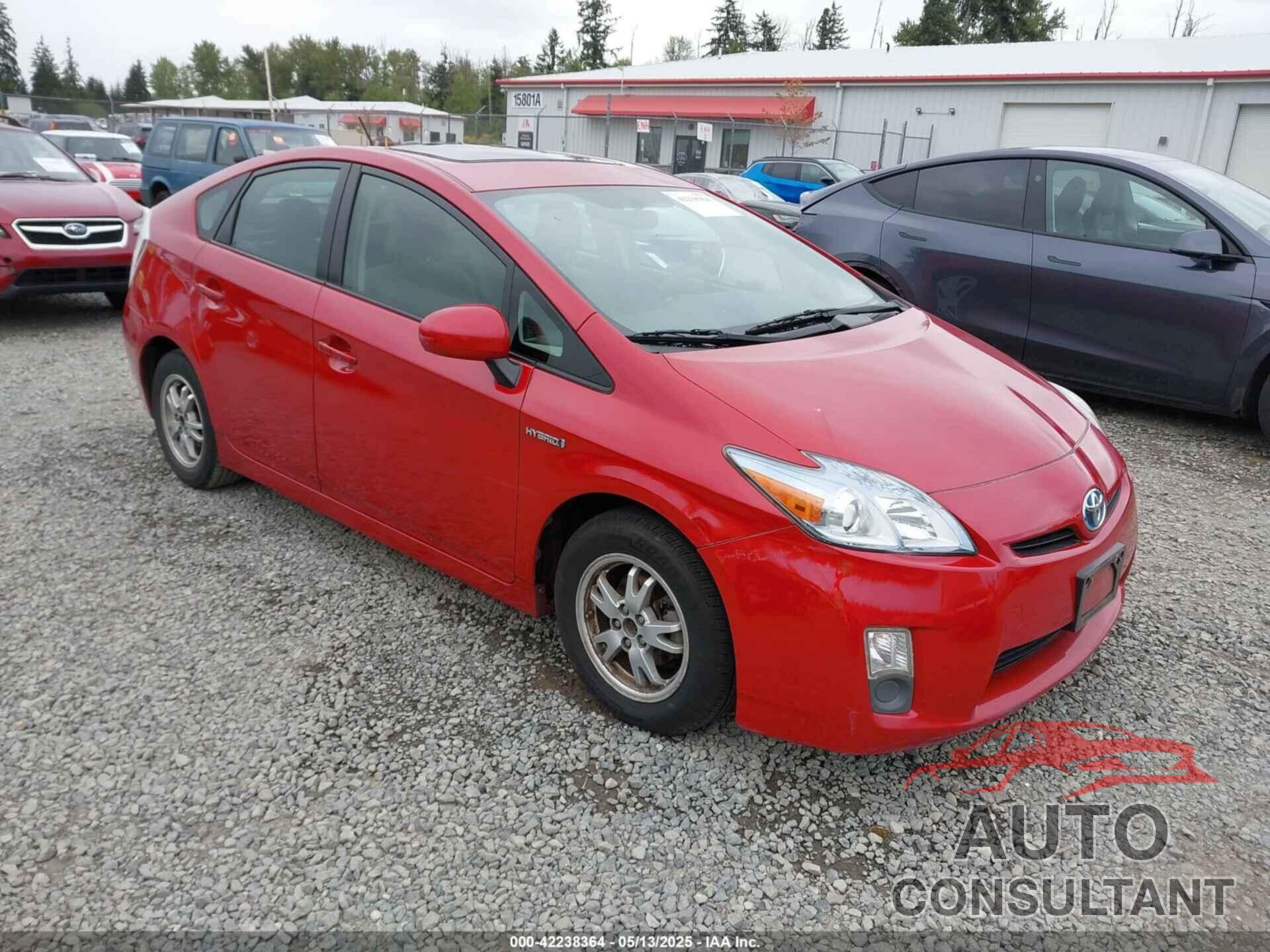 TOYOTA PRIUS 2011 - JTDKN3DU6B1404684