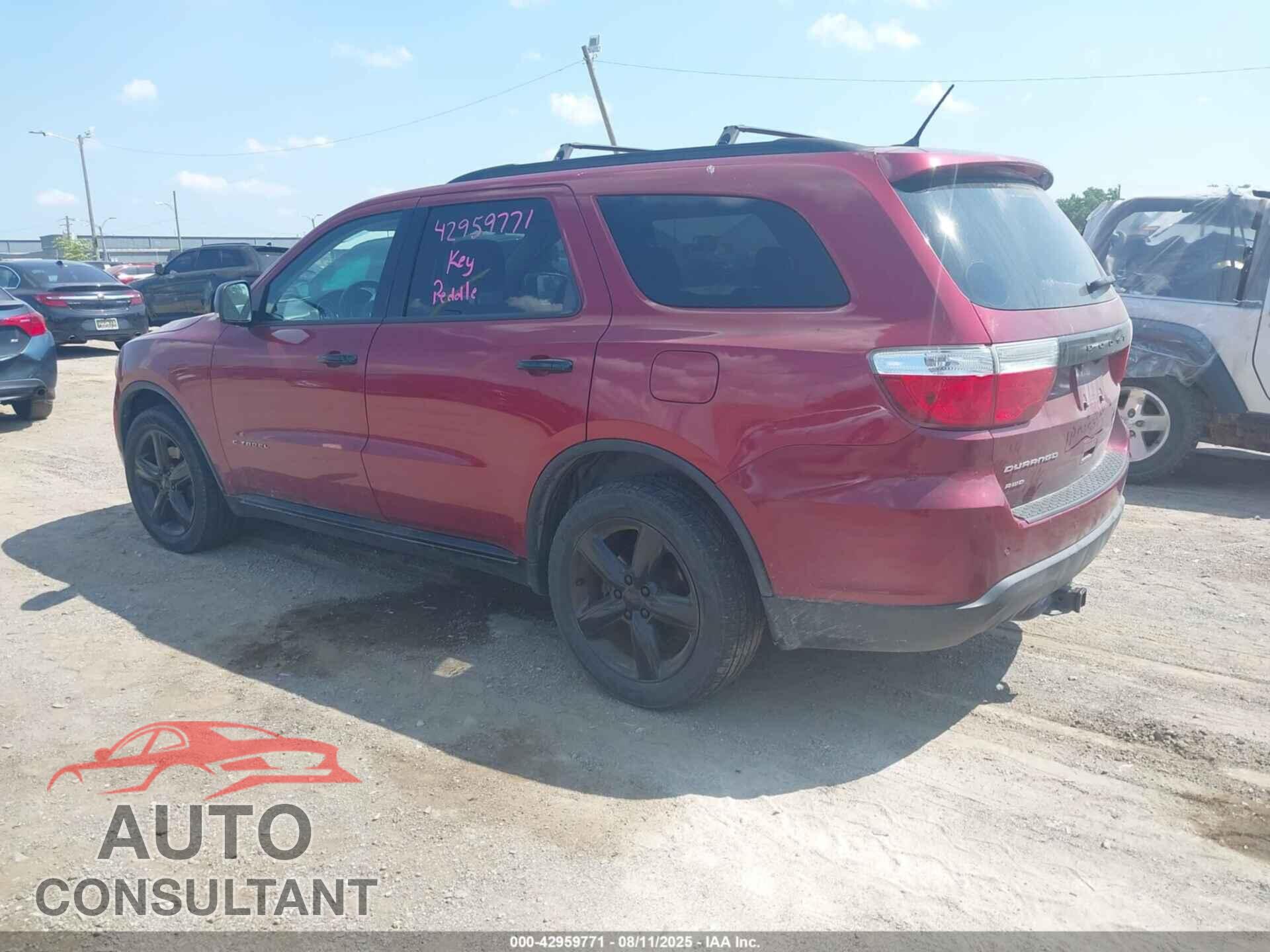 DODGE DURANGO 2013 - 1C4RDJEG1DC681085