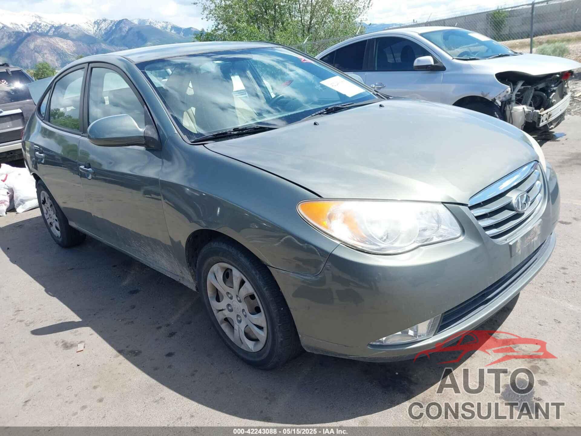 HYUNDAI ELANTRA 2010 - KMHDU4ADXAU113572