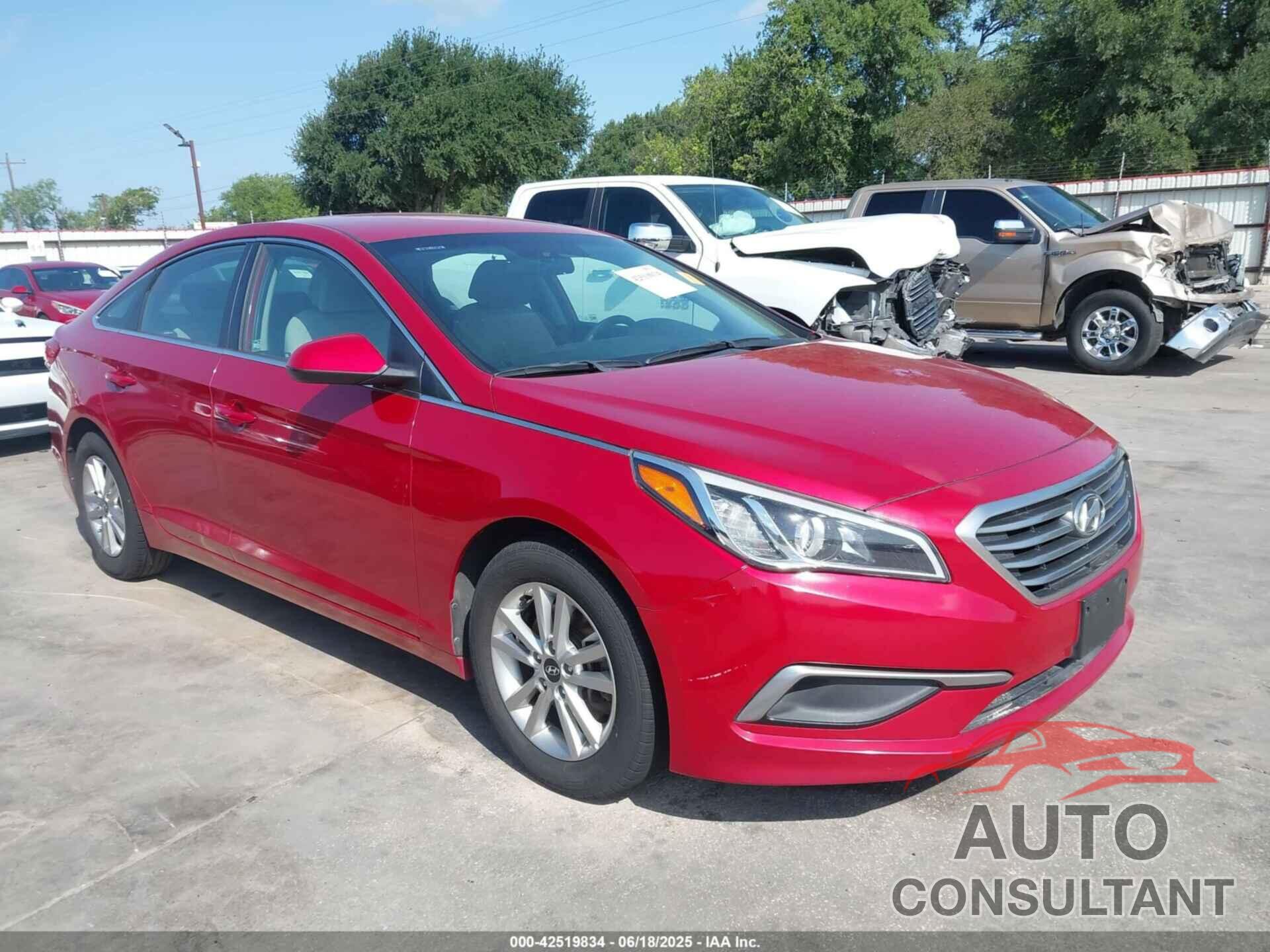 HYUNDAI SONATA 2017 - 5NPE24AFXHH578826