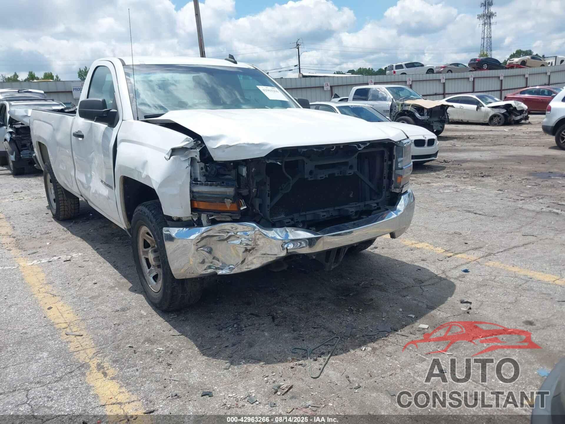 CHEVROLET SILVERADO 1500 2016 - 1GCNCNEHXGZ211236