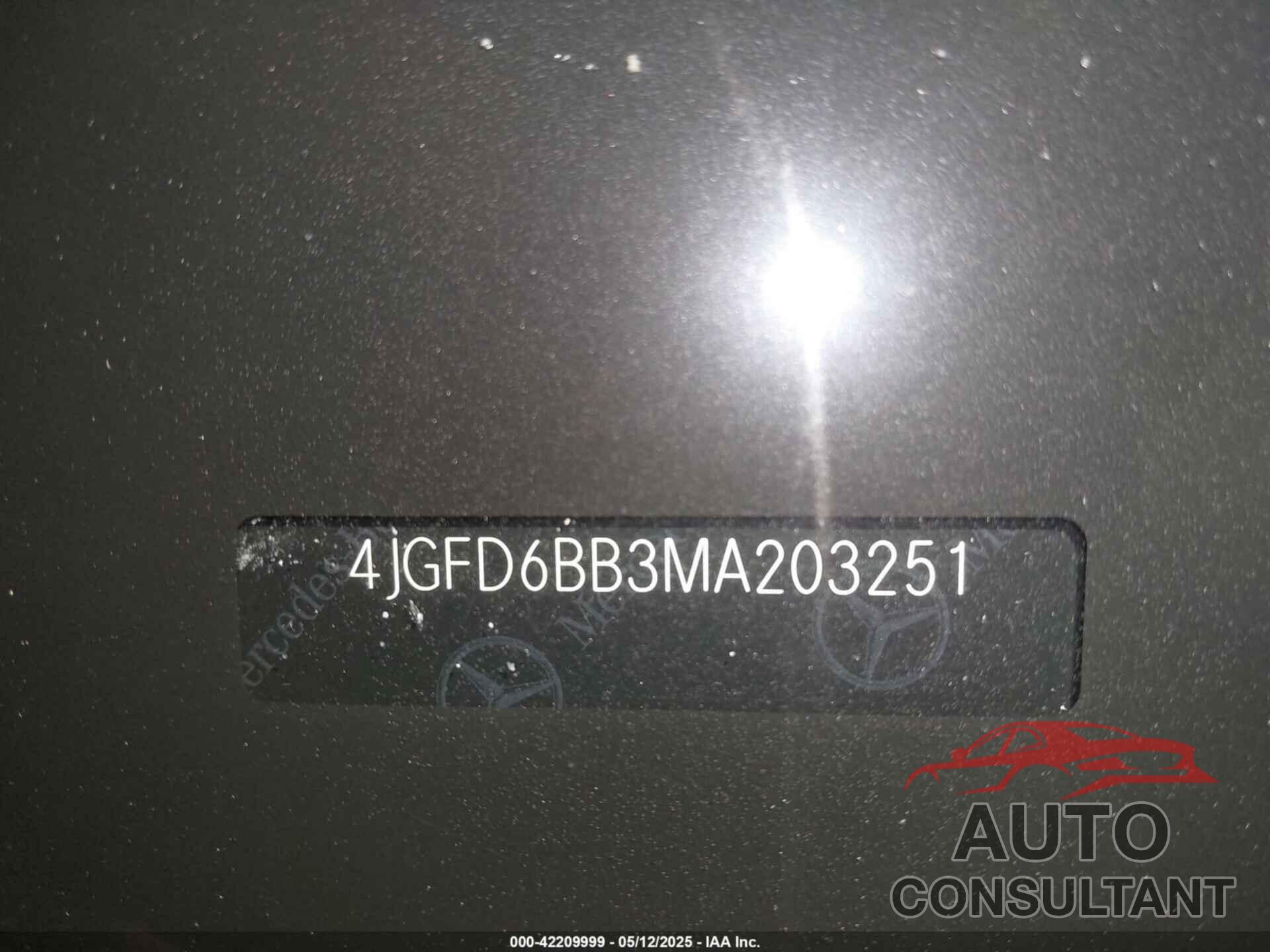 MERCEDES-BENZ AMG GLE 53 COUPE 2021 - 4JGFD6BB3MA203251