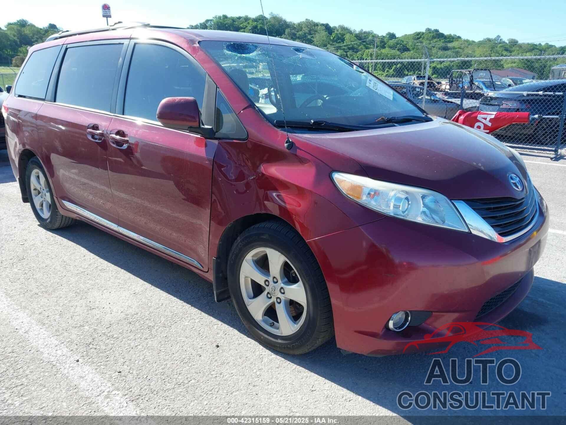 TOYOTA SIENNA 2014 - 5TDKK3DC9ES439226