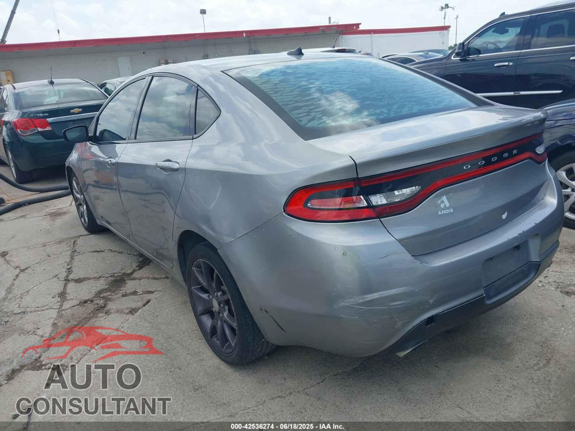 DODGE DART 2015 - 1C3CDFBB2FD181563