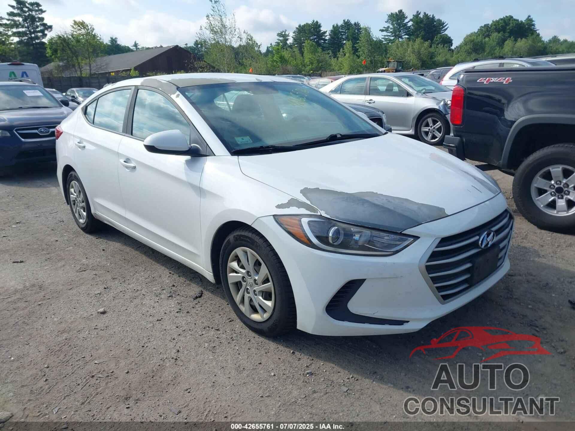 HYUNDAI ELANTRA 2017 - 5NPD74LF6HH179549