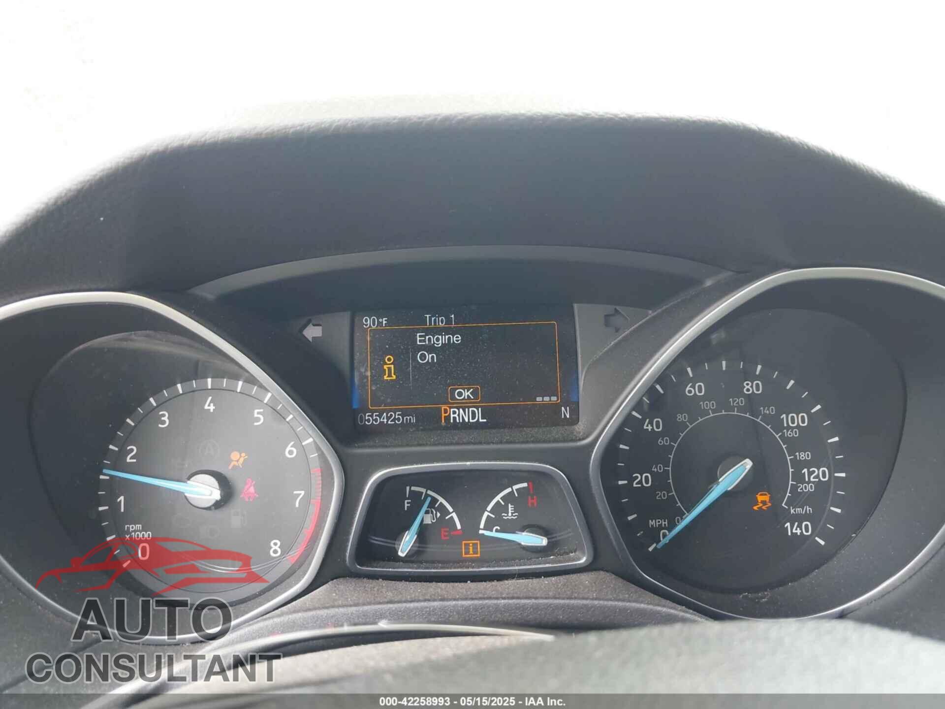 FORD FOCUS 2017 - 1FADP3F28HL227699