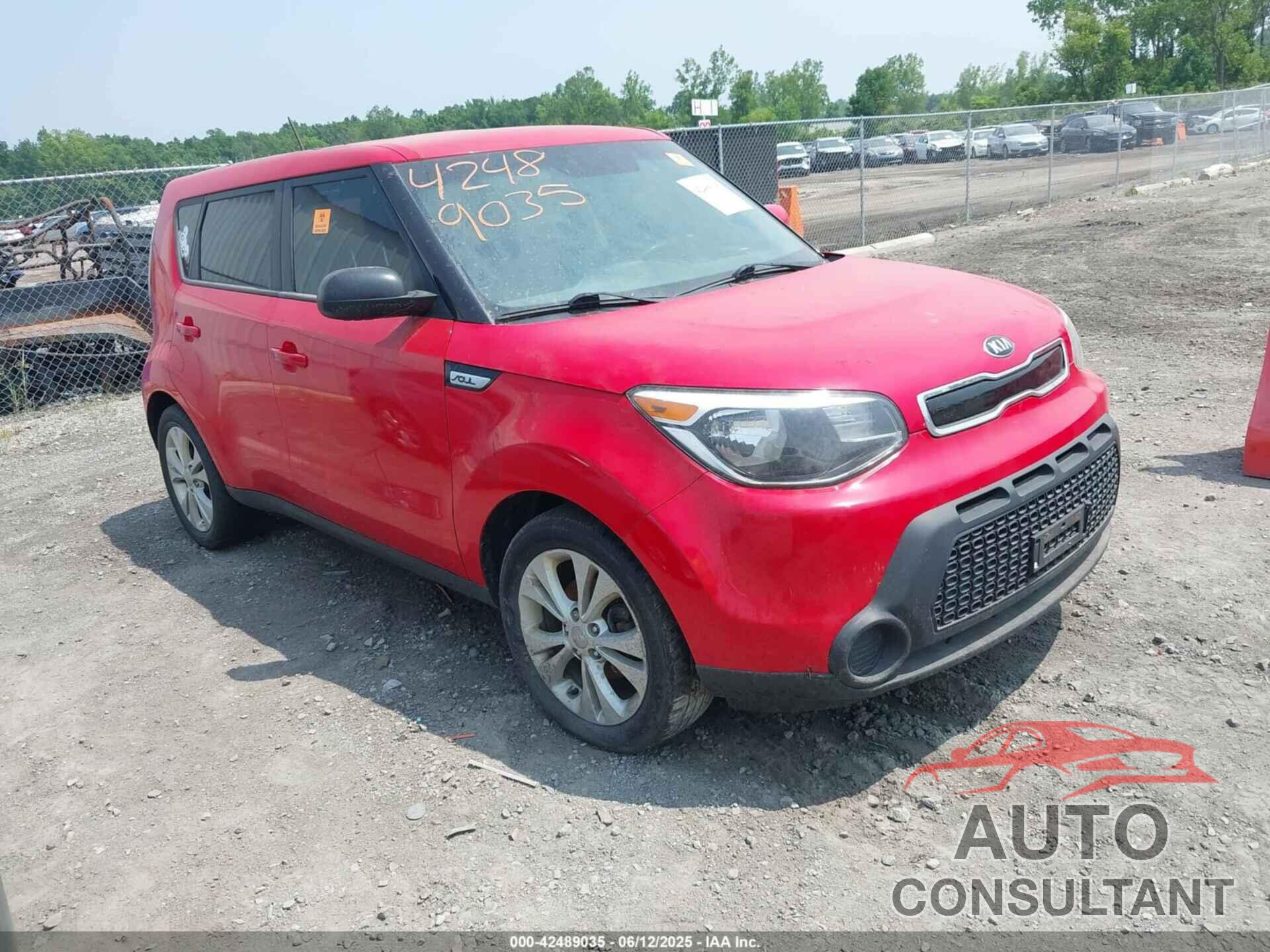 KIA SOUL 2015 - KNDJP3A55F7765605