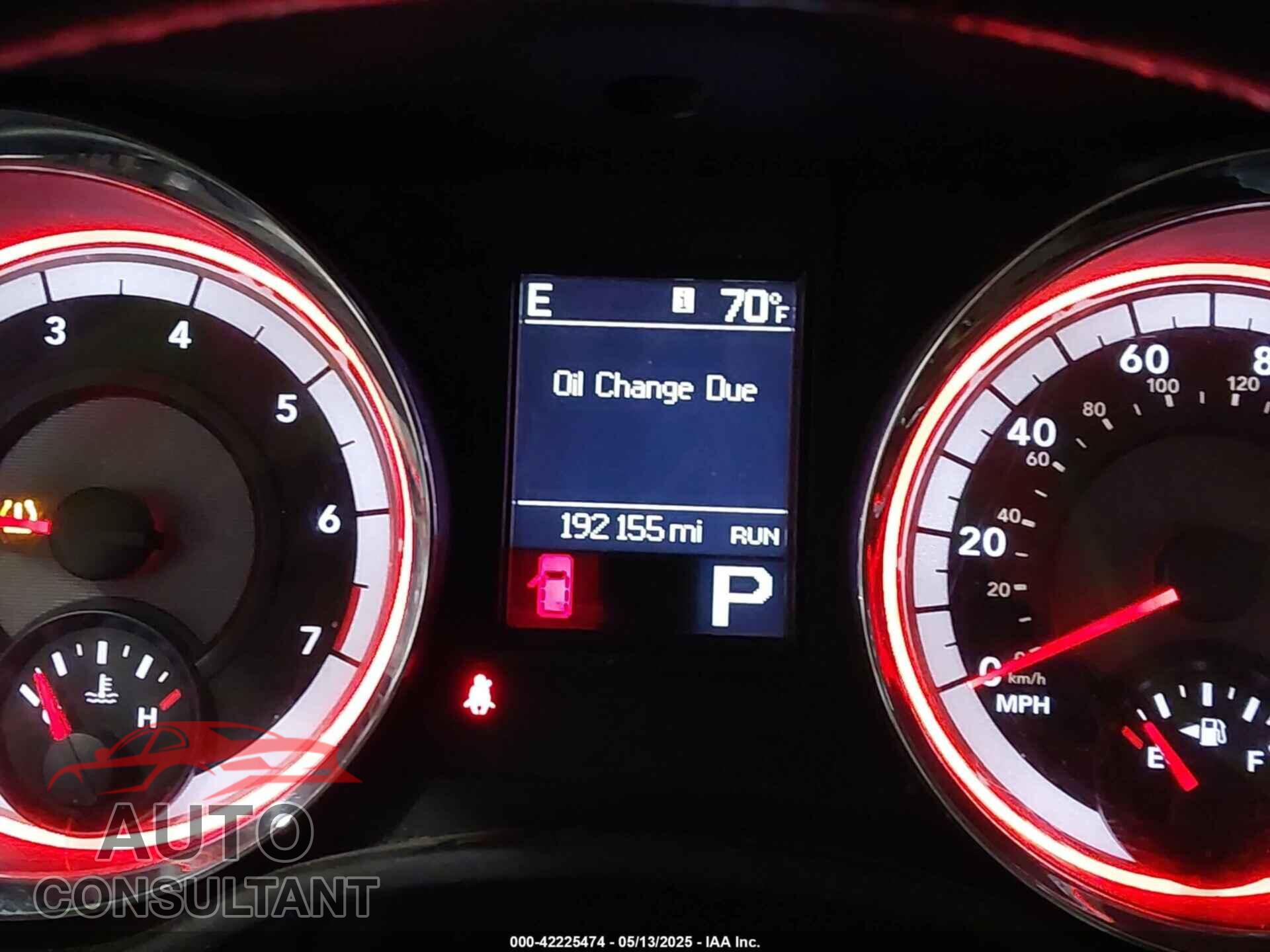 DODGE DURANGO 2012 - 1C4SDJET7CC247699
