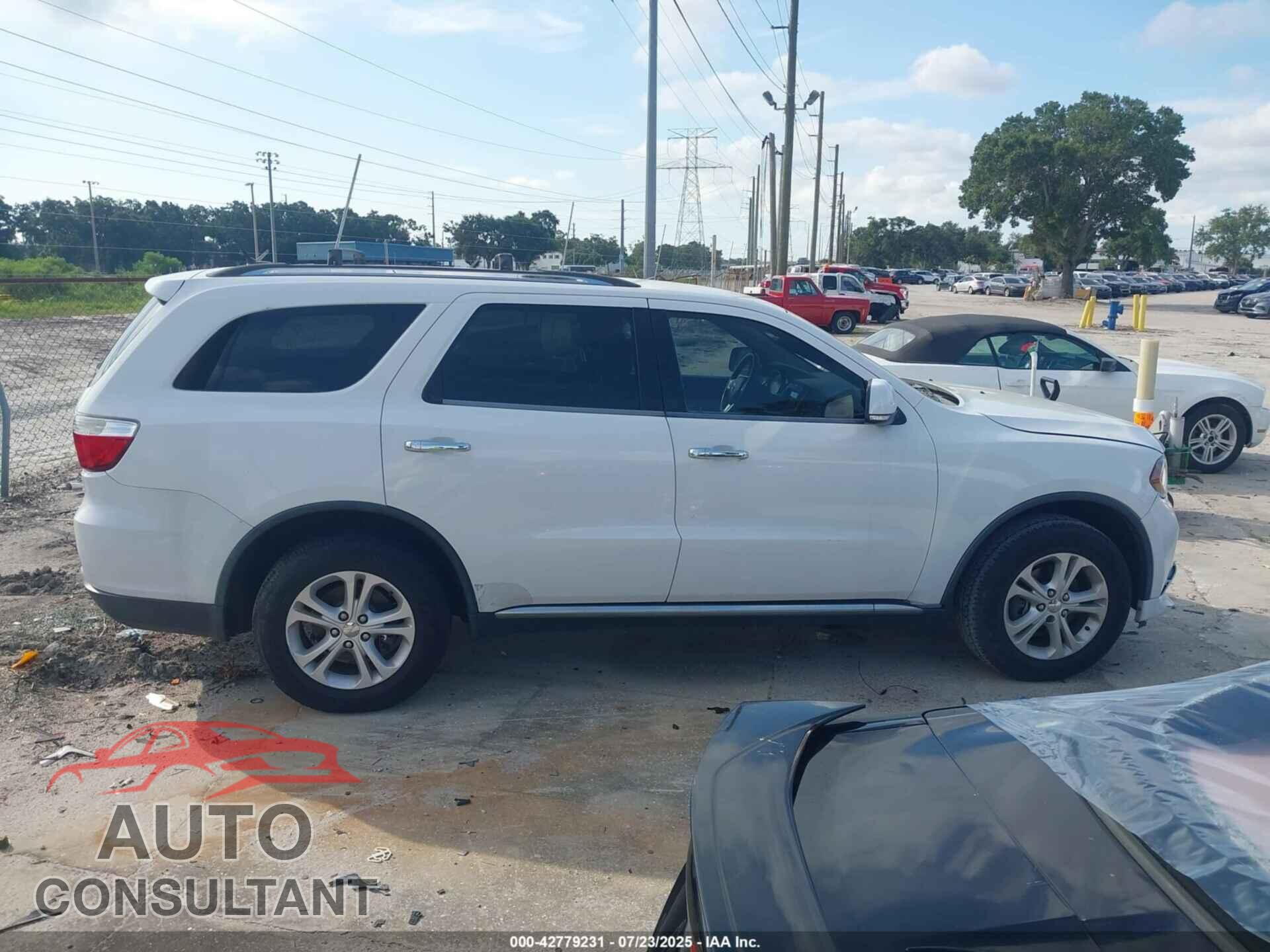 DODGE DURANGO 2013 - 1C4RDHDGXDC608209