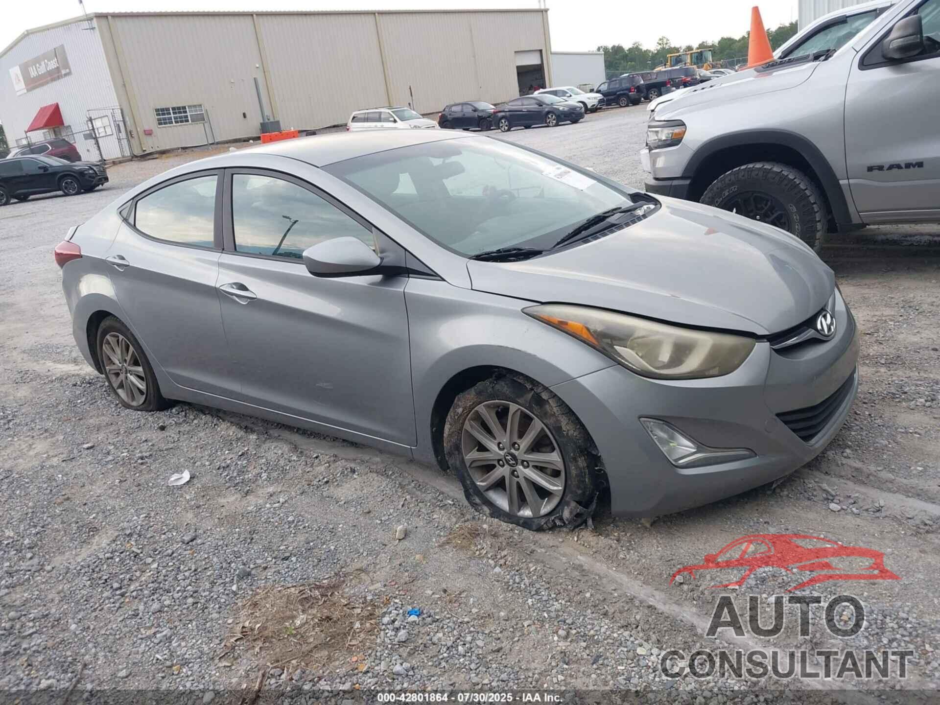 HYUNDAI ELANTRA 2015 - KMHDH4AE6FU325759