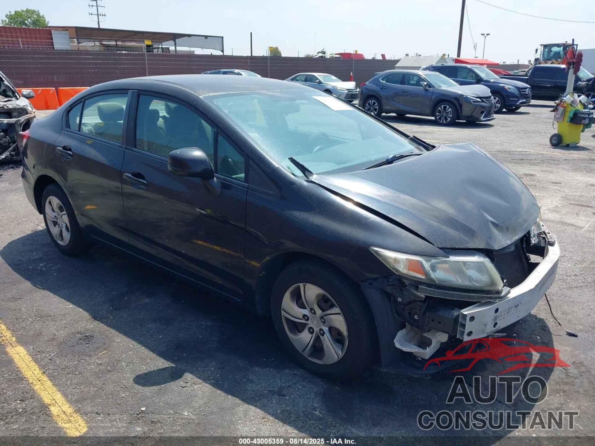 HONDA CIVIC 2013 - 19XFB2F52DE257631