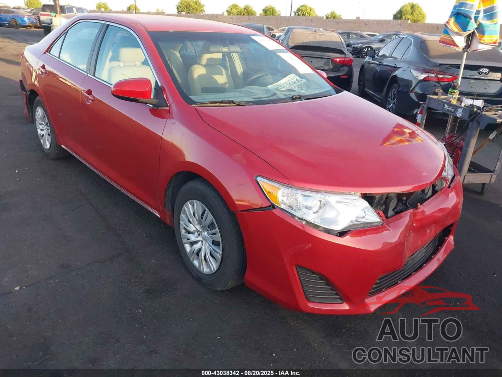 TOYOTA CAMRY 2014 - 4T4BF1FK2ER357669