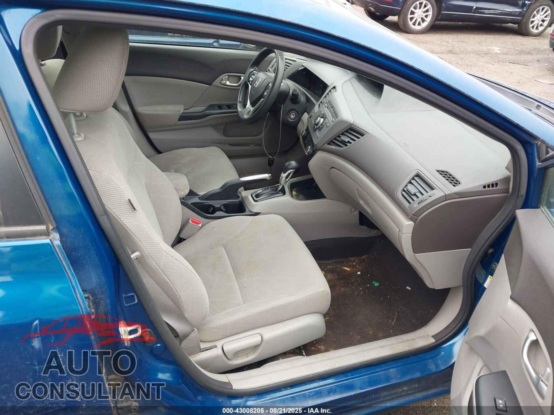 HONDA CIVIC 2012 - 2HGFB2F83CH534396