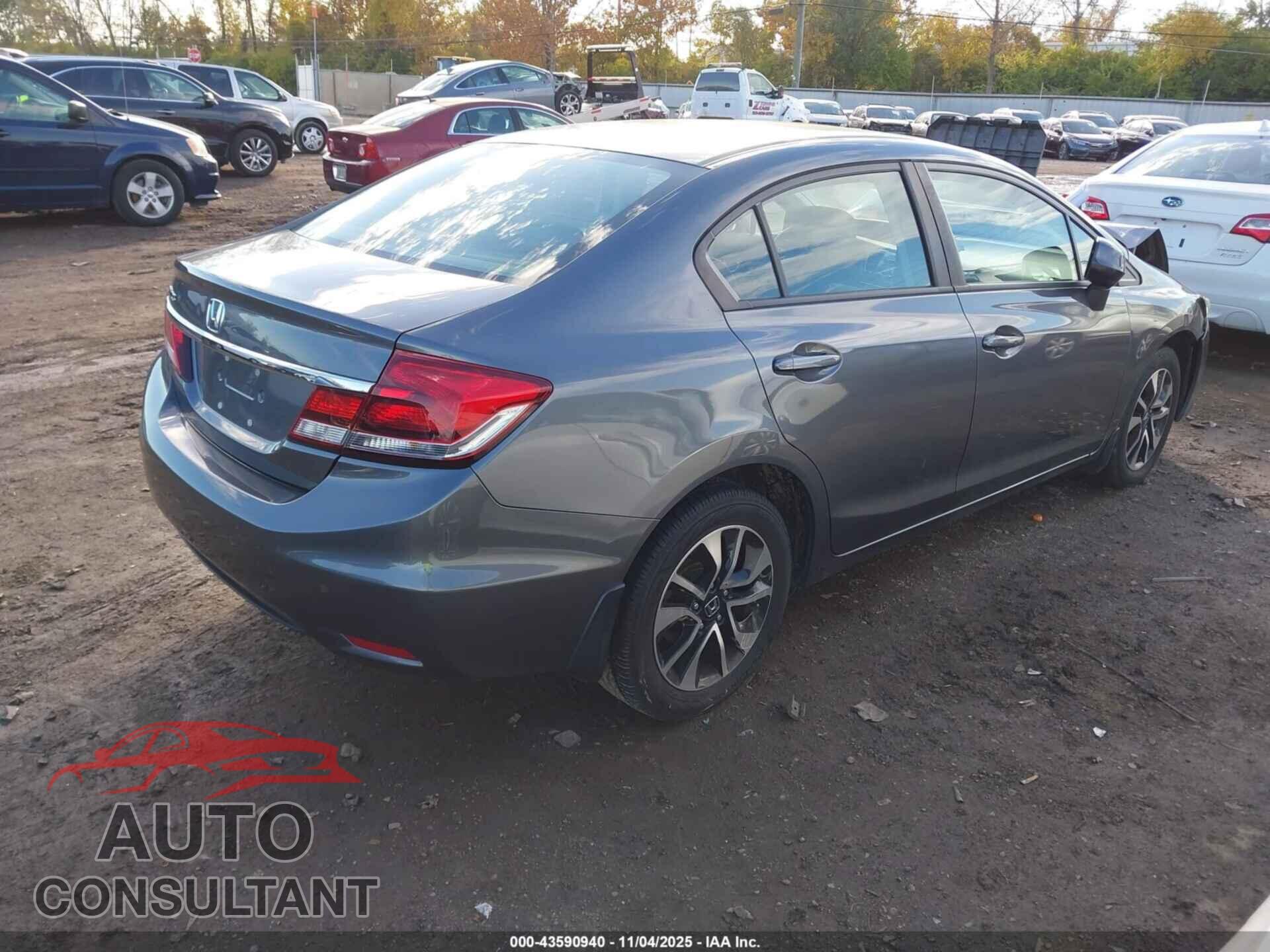 HONDA CIVIC 2013 - 19XFB2F87DE022393