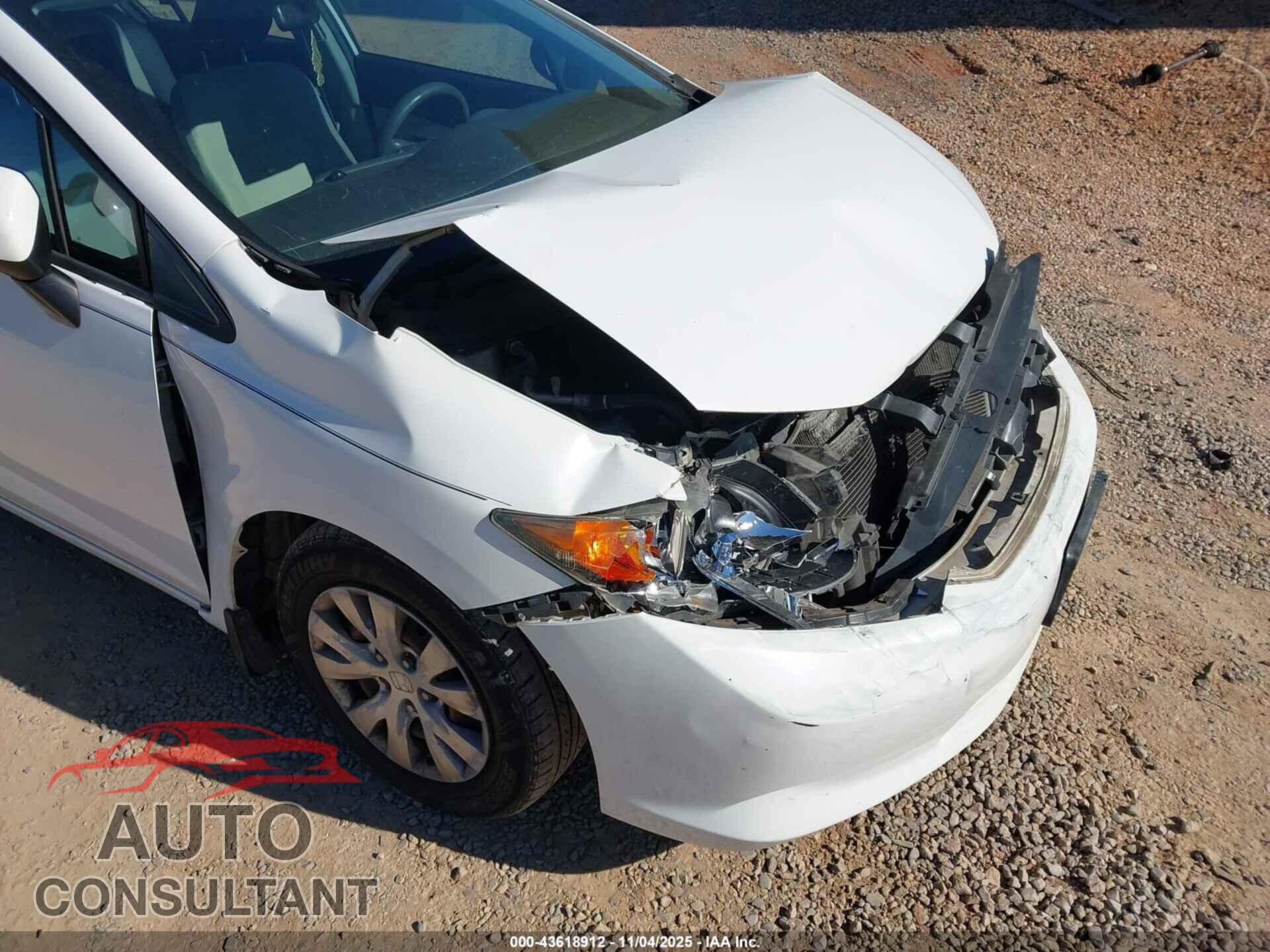 HONDA CIVIC 2012 - 2HGFB2F52CH523251