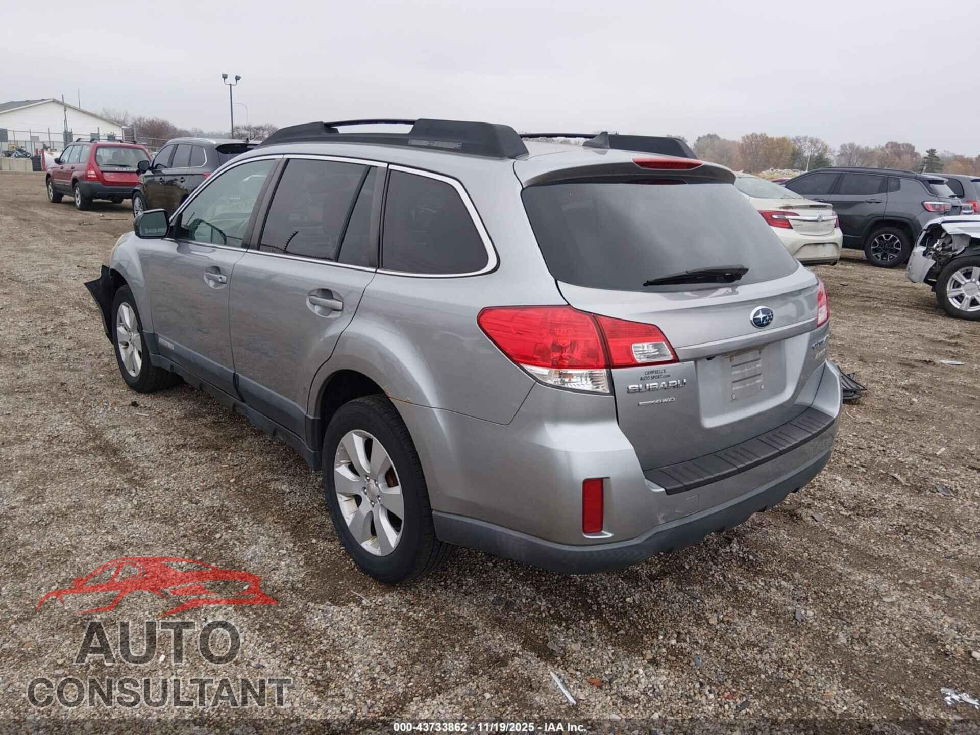 SUBARU OUTBACK 2011 - 4S4BRBKC8B3357764