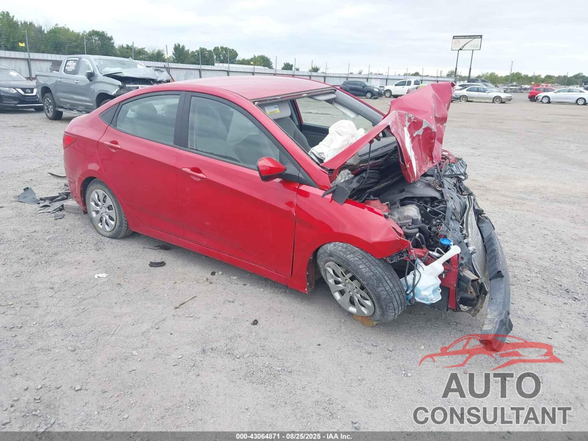 HYUNDAI ACCENT 2017 - KMHCT4AEXHU194154