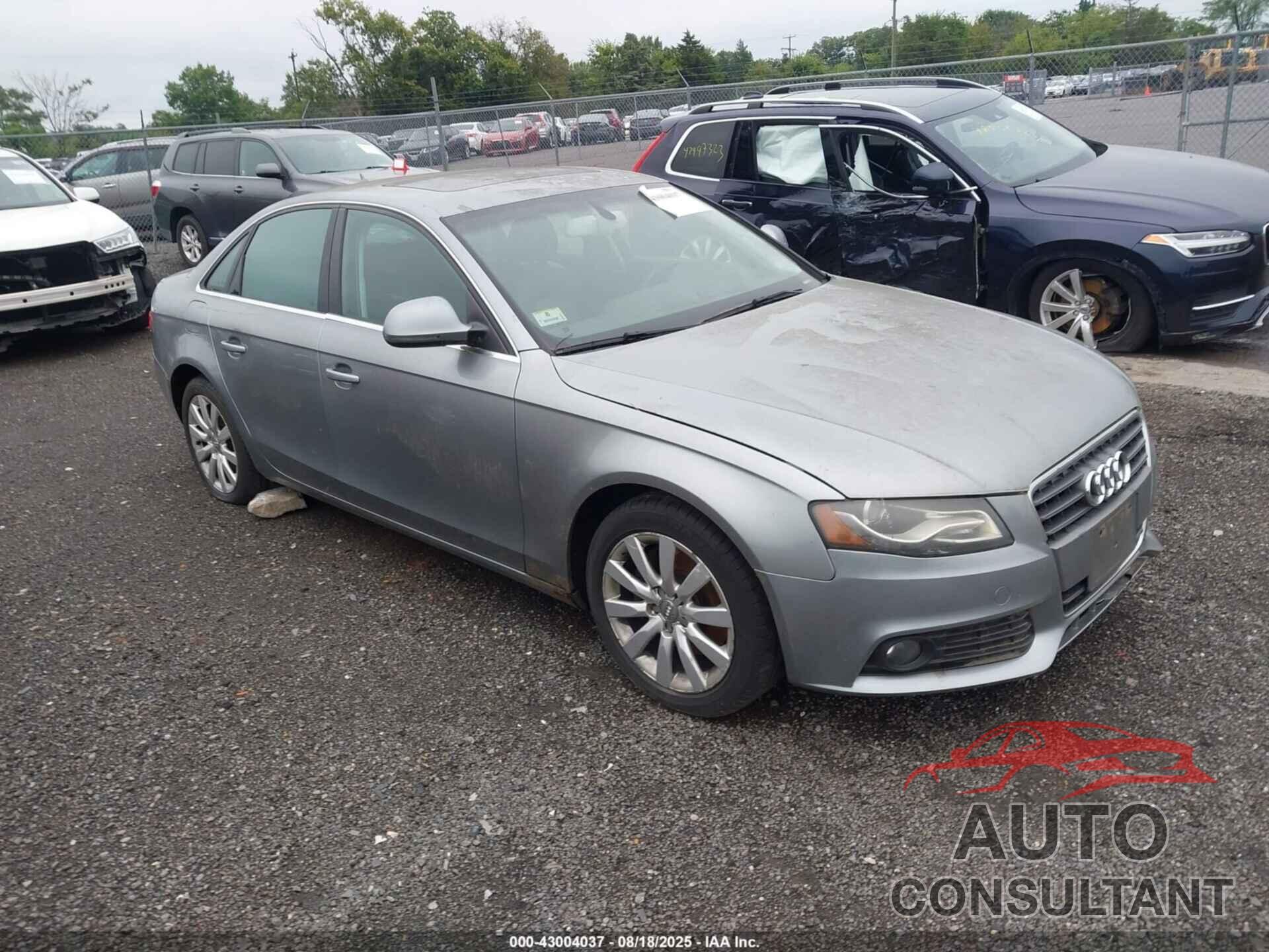 AUDI A4 2009 - WAUSF78K49N047406