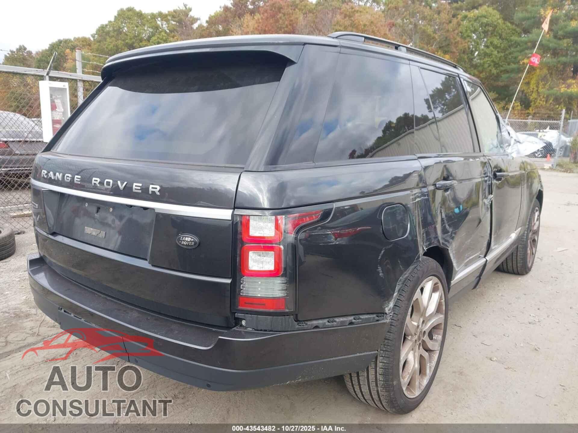 LAND ROVER RANGE ROVER 2013 - SALGS2EF0DA123842