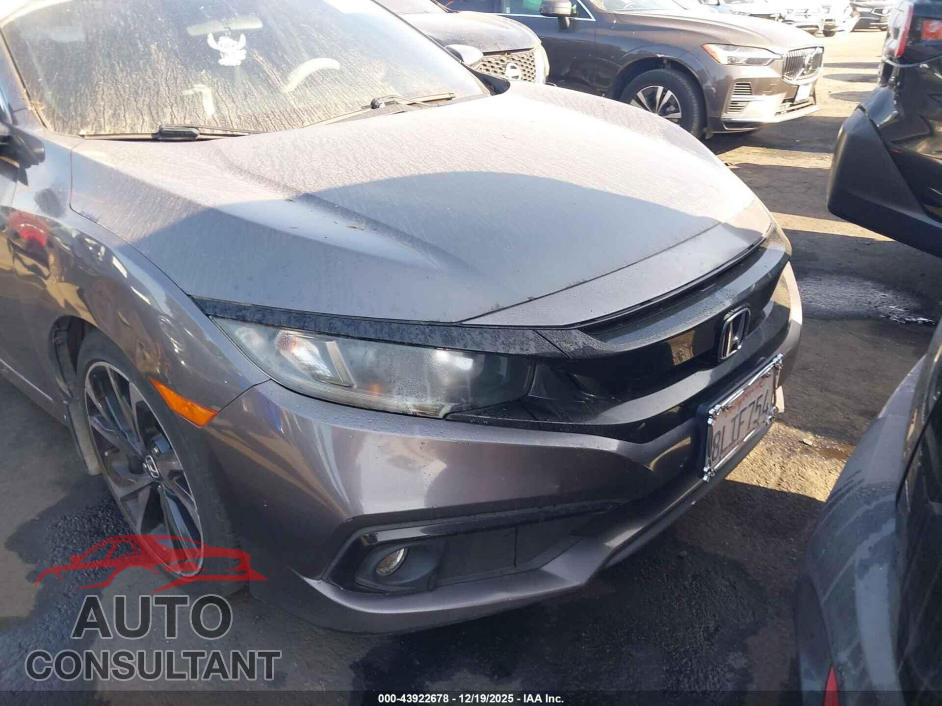 HONDA CIVIC 2019 - 2HGFC2F8XKH572302