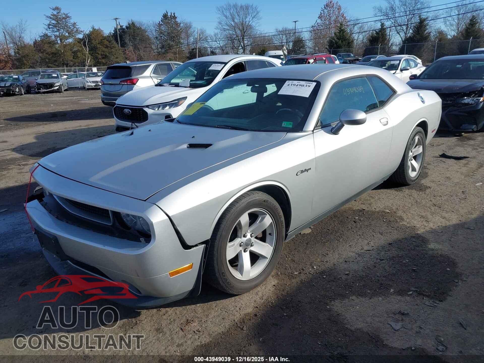 DODGE CHALLENGER 2012 - 2C3CDYAG5CH181323